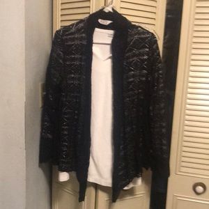 Karen Hart   Black lace jacket/cover-up